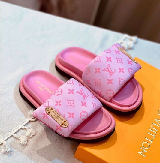 "LV" Pillow Slides